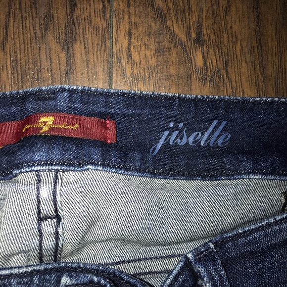 7fam 7 for all mankind jiselle denim jeans - Picture 4 of 7